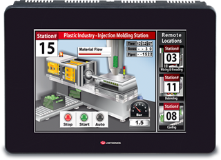 Unistream PLC+HMI B5 5&quot; TR22