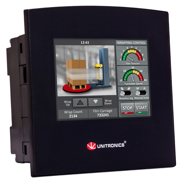 SM35-J-TA22 OPLC SAMBA de 3.5&quot; COLOR,12/8 I/O,2A,3HS